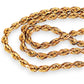 GOLD DEAL | 9ct (9K) Gold Prince of Wales Rope Chain 45cm Valuation $4,600