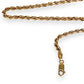 GOLD DEAL | 9ct (9K) Gold Prince of Wales Rope Chain 45cm Valuation $4,600