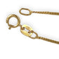 GOLD DEAL | 9ct (9K) Gold Sleek Lightweight, Polished Elegance Curb Link Chain 45cm