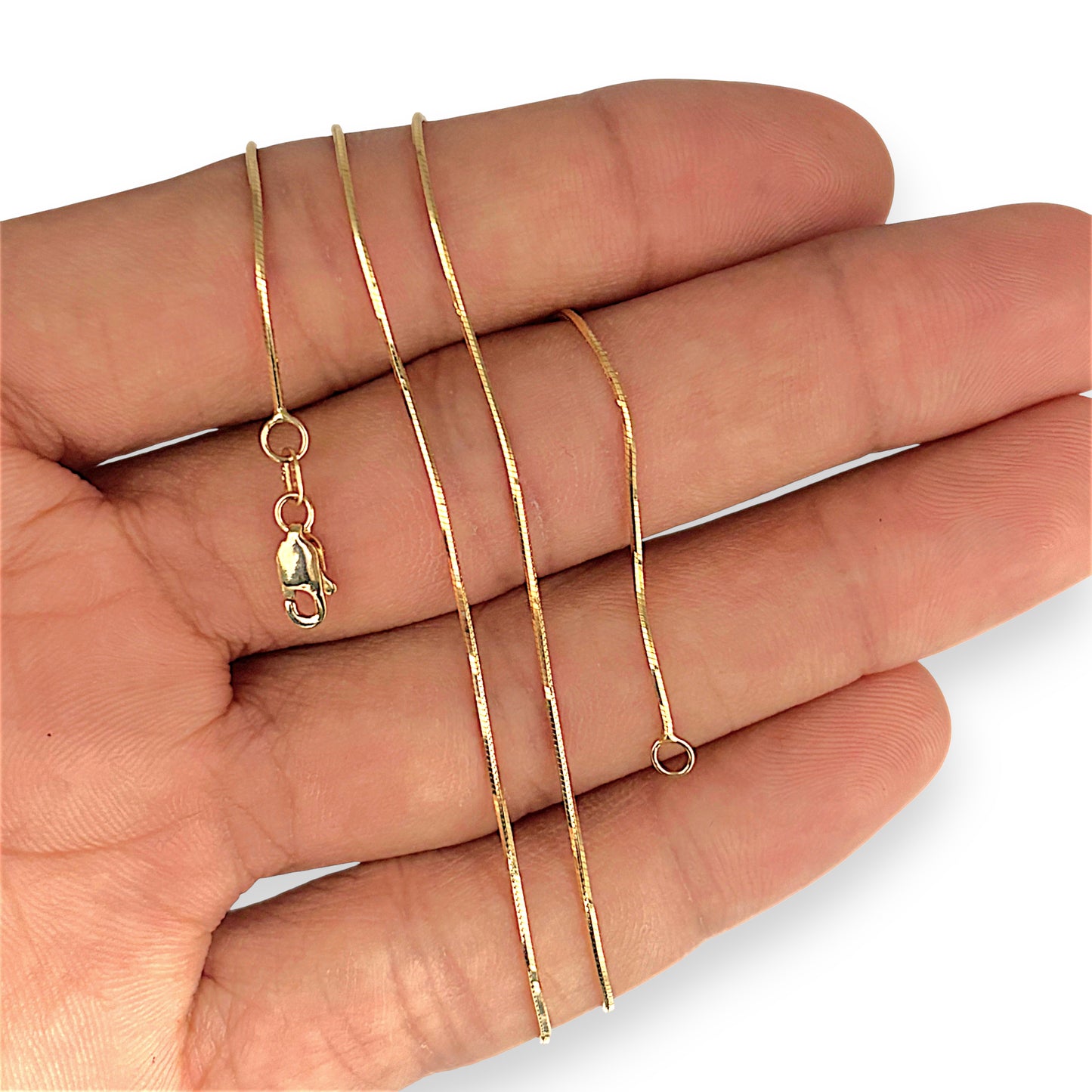 GOLD DEAL | 9ct (9K) Gold Fluid Elegance - Soft Silky Snake Chain 47cm