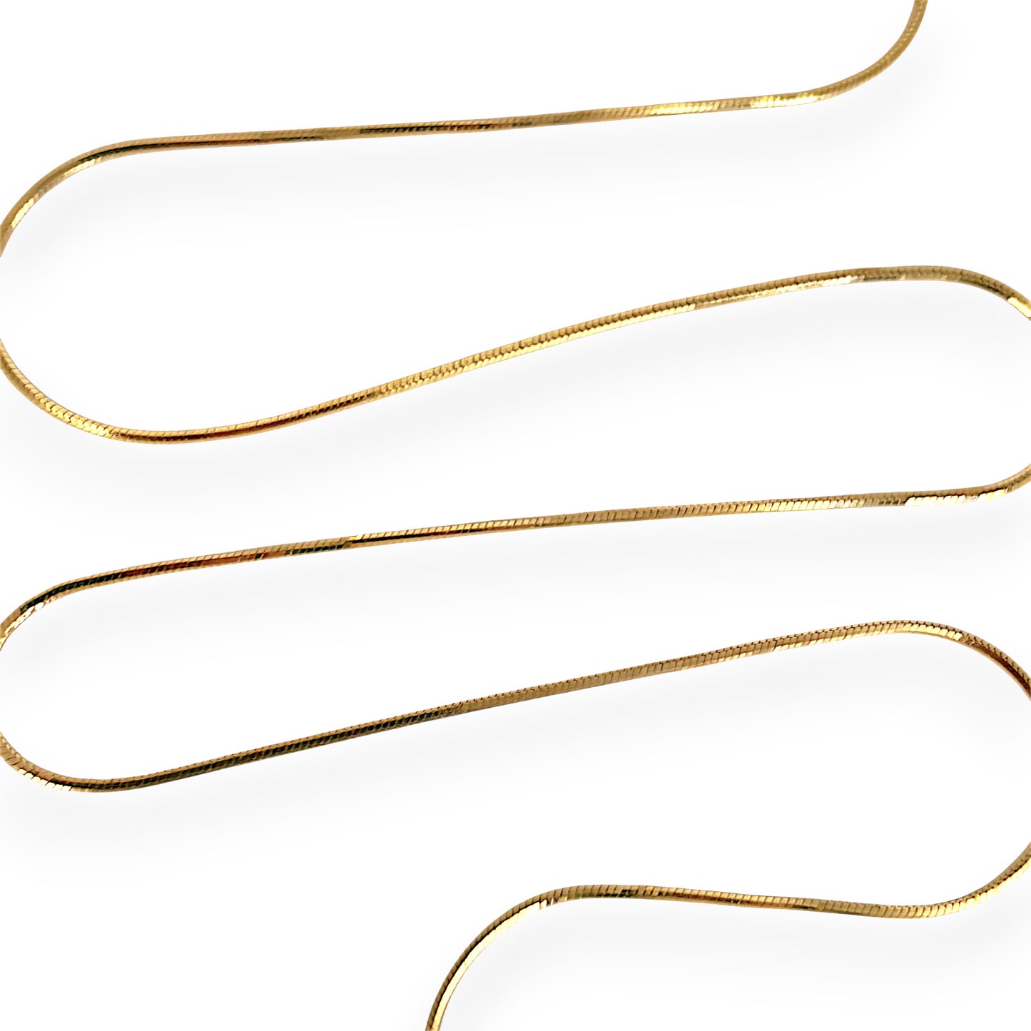 GOLD DEAL | 9ct (9K) Gold Fluid Elegance - Soft Silky Snake Chain 47cm