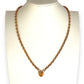 GOLD DEAL | 9ct (9K) Gold Heart Padlock Necklace 52cm Valuation $2,890