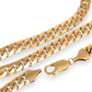 GOLD DEAL | 9ct (9K) Gold Bold Chunky Curb Link Chain 50cm Valuation $11,200