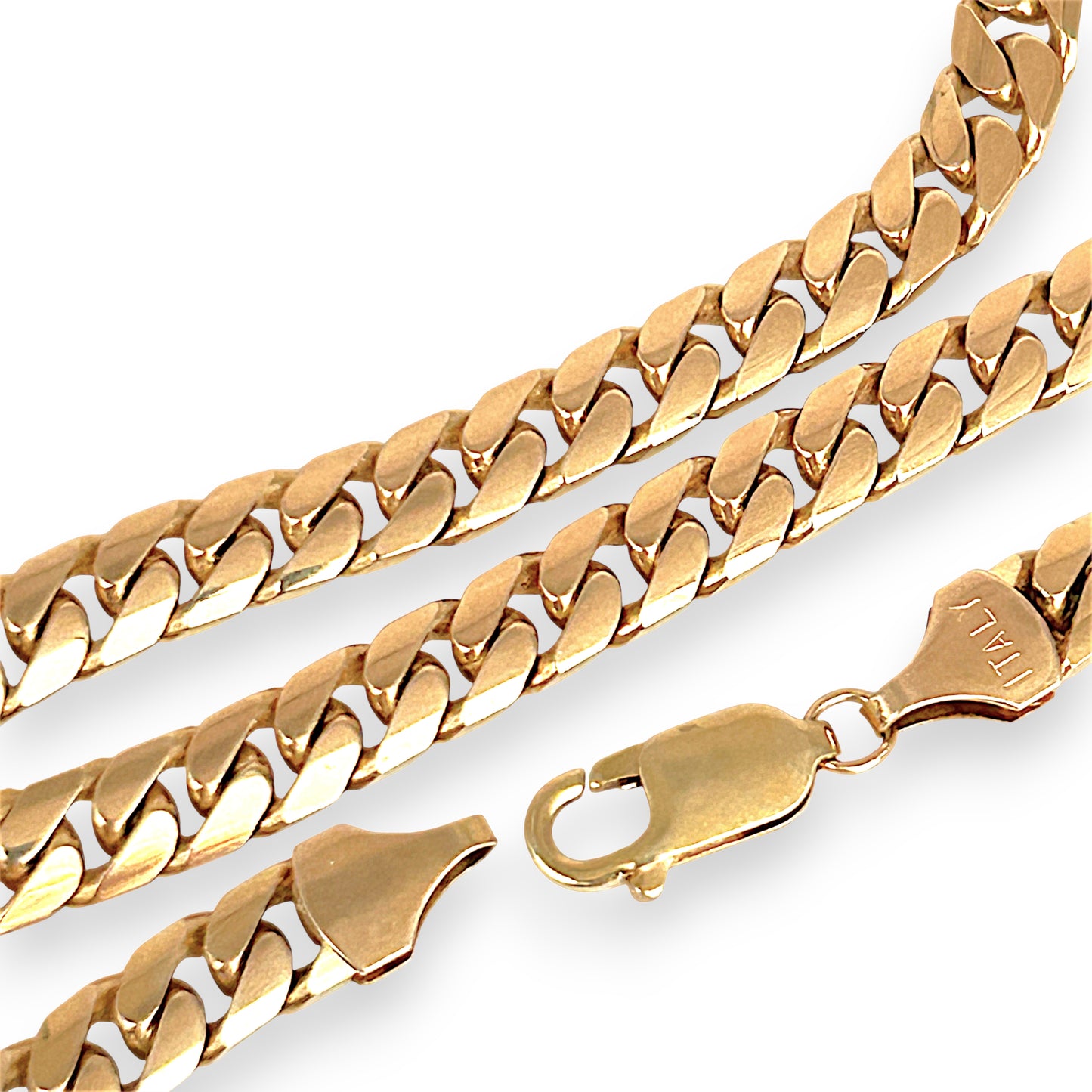 GOLD DEAL | 9ct (9K) Gold Bold Chunky Curb Link Chain 50cm Valuation $11,200