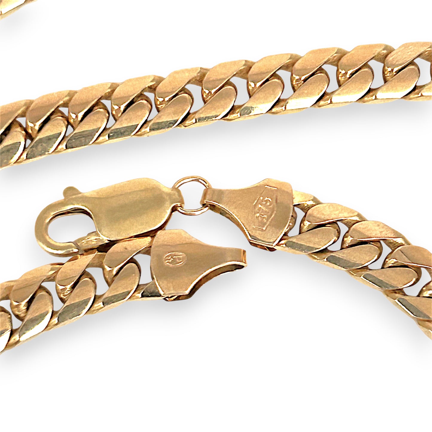 GOLD DEAL | 9ct (9K) Gold Bold Chunky Curb Link Chain 50cm Valuation $11,200
