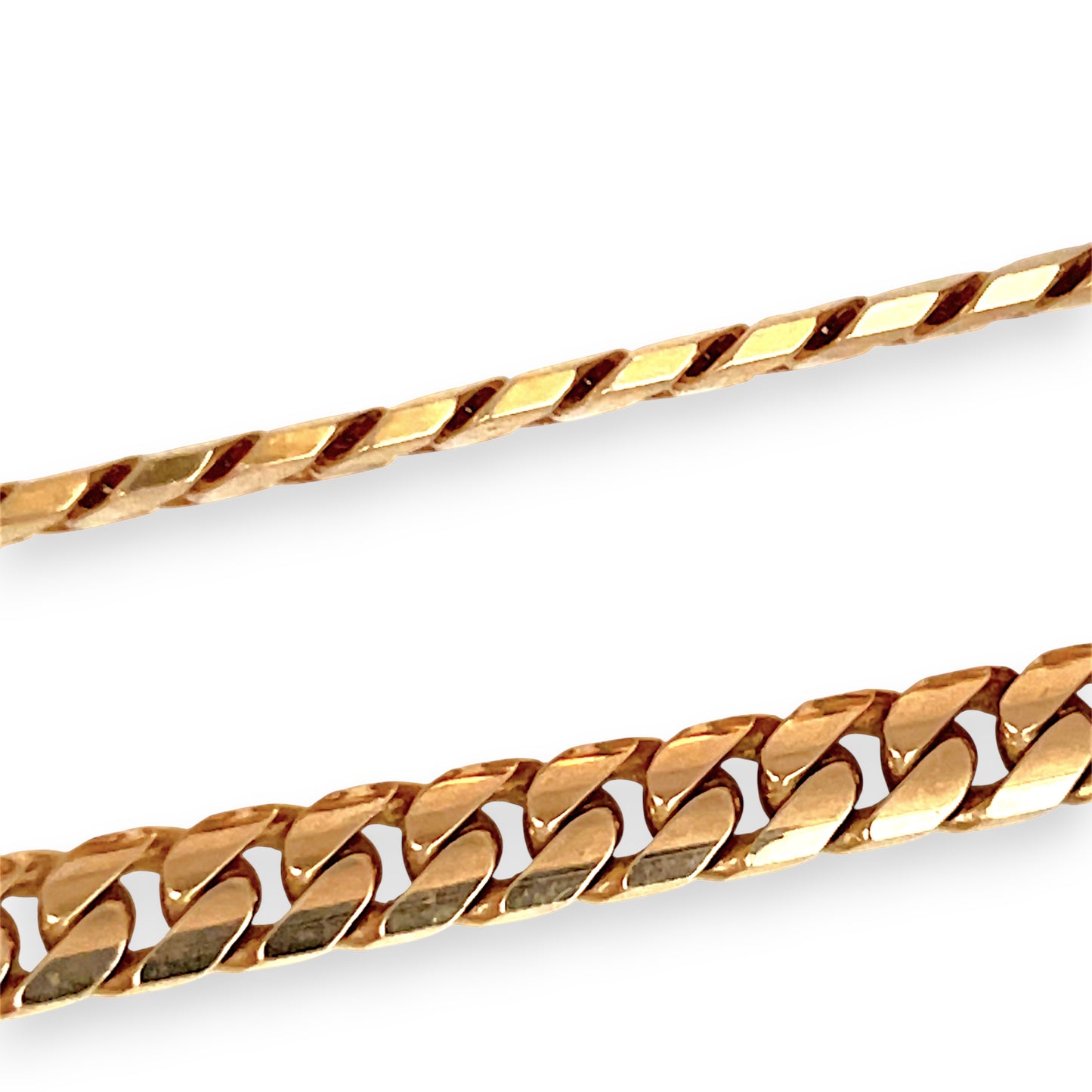 GOLD DEAL | 9ct (9K) Gold Bold Chunky Curb Link Chain 50cm Valuation $11,200