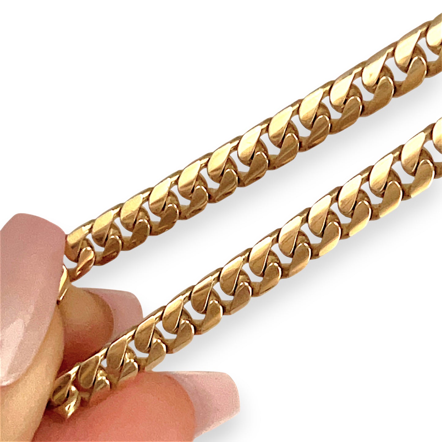 GOLD DEAL | 9ct (9K) Gold Bold Chunky Curb Link Chain 50cm Valuation $11,200