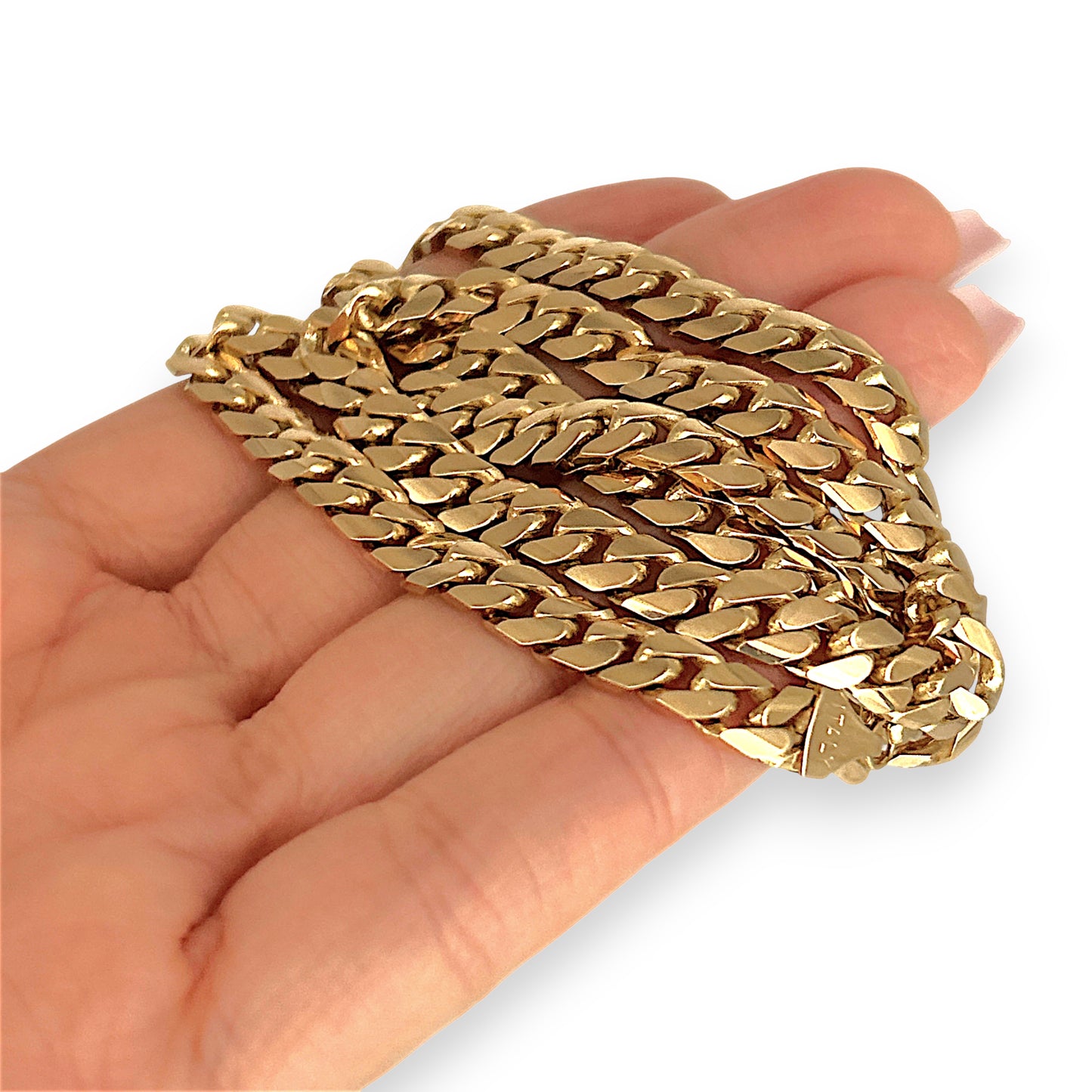 GOLD DEAL | 9ct (9K) Gold Bold Chunky Curb Link Chain 50cm Valuation $11,200