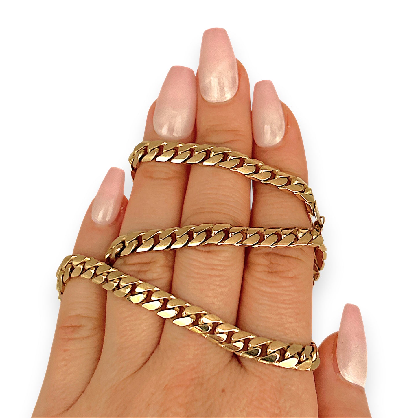 GOLD DEAL | 9ct (9K) Gold Bold Chunky Curb Link Chain 50cm Valuation $11,200