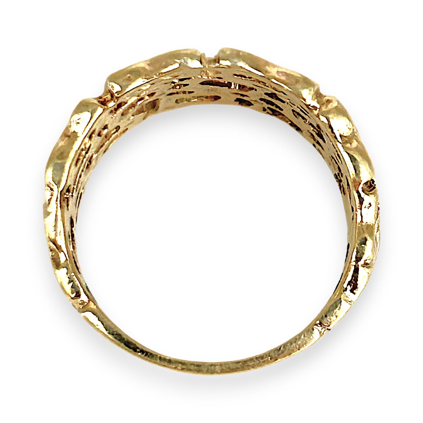 GOLD DEAL | 9ct (9K) Gold Refurbished Mirage Filigree Ring Size Q