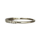 GOLD DEAL | 9ct (9K) White Gold Lustra Diamond Band Size N1/2