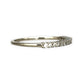GOLD DEAL | 9ct (9K) White Gold Lustra Diamond Band Size N1/2
