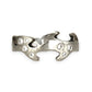 GOLD DEAL | 18ct (18K) White Gold Elara Sculpted Diamond Ring Size Q