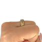 GOLD DEAL | 9ct (9K) Gold MICHAEL HILL Diamond Wave Ring Size P