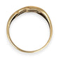 GOLD DEAL | 9ct (9K) Gold MICHAEL HILL Diamond Wave Ring Size P