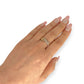 GOLD DEAL | 9ct (9K) Gold MICHAEL HILL Diamond Wave Ring Size P