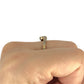 GOLD DEAL | 9ct (9K) Gold Curved Elegance Diamond Ring Size M
