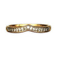 GOLD DEAL | 9ct (9K) Gold PROUNDS Celeste V Diamond Band Size O1/2