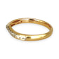 GOLD DEAL | 9ct (9K) Gold PROUNDS Celeste V Diamond Band Size O1/2