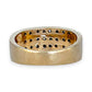 GOLD DEAL | 9K (9ct) Gold Greek Key Style Diamond Refurbished Ring Valuation $1,850