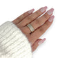 GOLD DEAL | 9K (9ct) Gold Greek Key Style Diamond Refurbished Ring Valuation $1,850