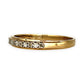 GOLD DEAL | 9ct (9K) Gold PROUNDS Linea Diamond Channel Ring Q1/2