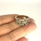 GOLD DEAL | 9ct (9K) Gold Diamond Link Band Ring Valuation $1,800