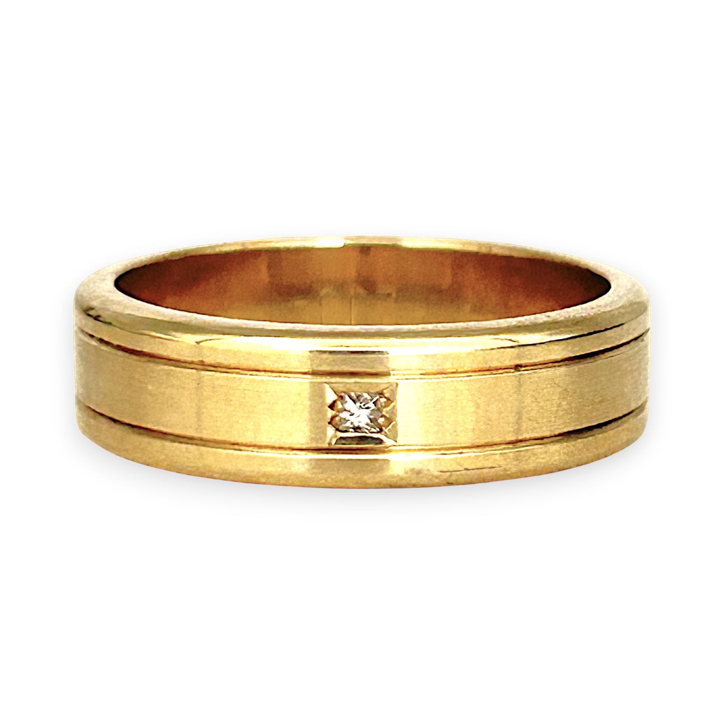 GOLD DEAL | 9ct (9K) Gold Refurbished Solstice Diamond Ring Size S