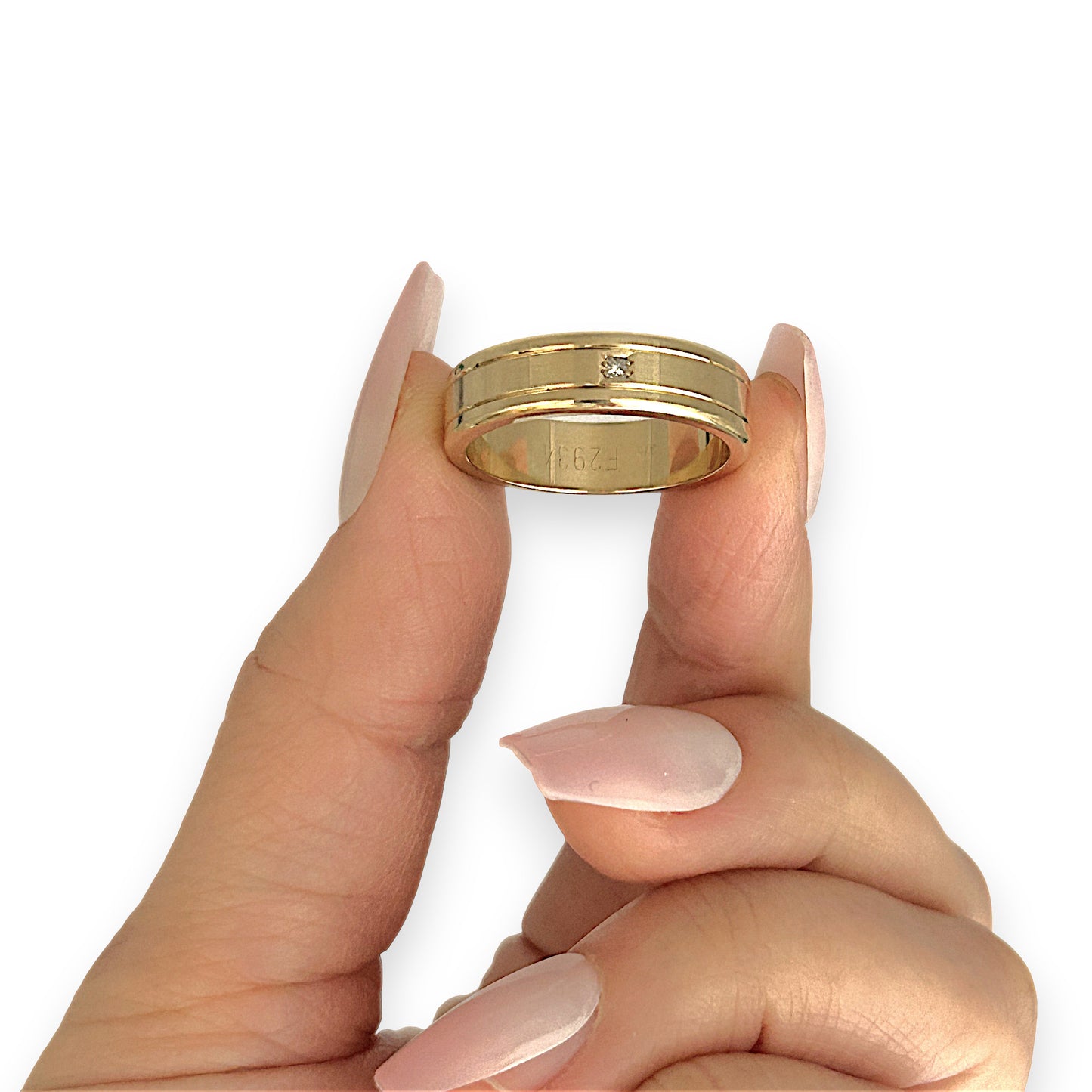 GOLD DEAL | 9ct (9K) Gold Refurbished Solstice Diamond Ring Size S