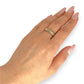 GOLD DEAL | 9ct (9K) Gold Diamond Eternity Band Size O 1/2