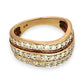 GOLD DEAL | FLASH SALE 9ct (9K) Gold Mesmerizing Diamond 0.75ct Dress Ring Valuation $2,450