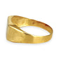 GOLD DEAL | 9ct (9K) Gold Regent Dual-Tone Diamond Signet Ring Size U1/2