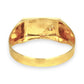 GOLD DEAL | 9ct (9K) Gold Regent Dual-Tone Diamond Signet Ring Size U1/2