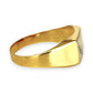 GOLD DEAL | 9ct (9K) Gold Regent Dual-Tone Diamond Signet Ring Size U1/2