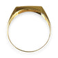 GOLD DEAL | 9ct (9K) Gold Regent Dual-Tone Diamond Signet Ring Size U1/2