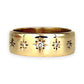 GOLD DEAL | 9ct (9K) Gold Diamond and Five Star Band Refurbished