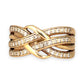GOLD DEAL | FLASH SALE 9ct (9K) Gold Enchanting Diamond 0.50ct Ring Valuation $2,800