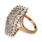 GOLD DEAL | FLASH SALE 9ct (9K) Gold Divine Diamond 0.25ct Cluster Ring Valuation $1,550