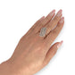 GOLD DEAL | FLASH SALE 9ct (9K) Gold Divine Diamond 0.25ct Cluster Ring Valuation $1,550