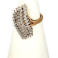 GOLD DEAL | FLASH SALE 9ct (9K) Gold Divine Diamond 0.25ct Cluster Ring Valuation $1,550