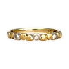 GOLD DEAL | 9ct (9K) Y/W Gold Heart of Gold Diamond Ring Size O