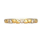 GOLD DEAL | 9ct (9K) Y/W Gold Heart of Gold Diamond Ring Size O