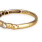 GOLD DEAL | 9ct (9K) Y/W Gold Heart of Gold Diamond Ring Size O
