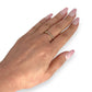 GOLD DEAL | 9ct (9K) Y/W Gold Heart of Gold Diamond Ring Size O