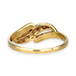 GOLD DEAL | 9ct (9K) Gold Refurbished Twilight Wave Diamond Ring Size O