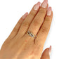 GOLD DEAL | 9ct (9K) Gold Refurbished Twilight Wave Diamond Ring Size O