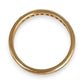 GOLD DEAL | 9ct (9K) Gold Brilliance Band Ring with Diamonds Size M