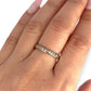 GOLD DEAL | 9ct (9K) Gold Brilliance Band Ring with Diamonds Size M
