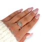 GOLD DEAL | 9ct (9K) Gold Square Cluster Diamond 0.27ct Refurbished Ring Valuation $1,450
