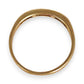 GOLD DEAL | 9ct (9K) Gold Gilded Glow Ring Size O
